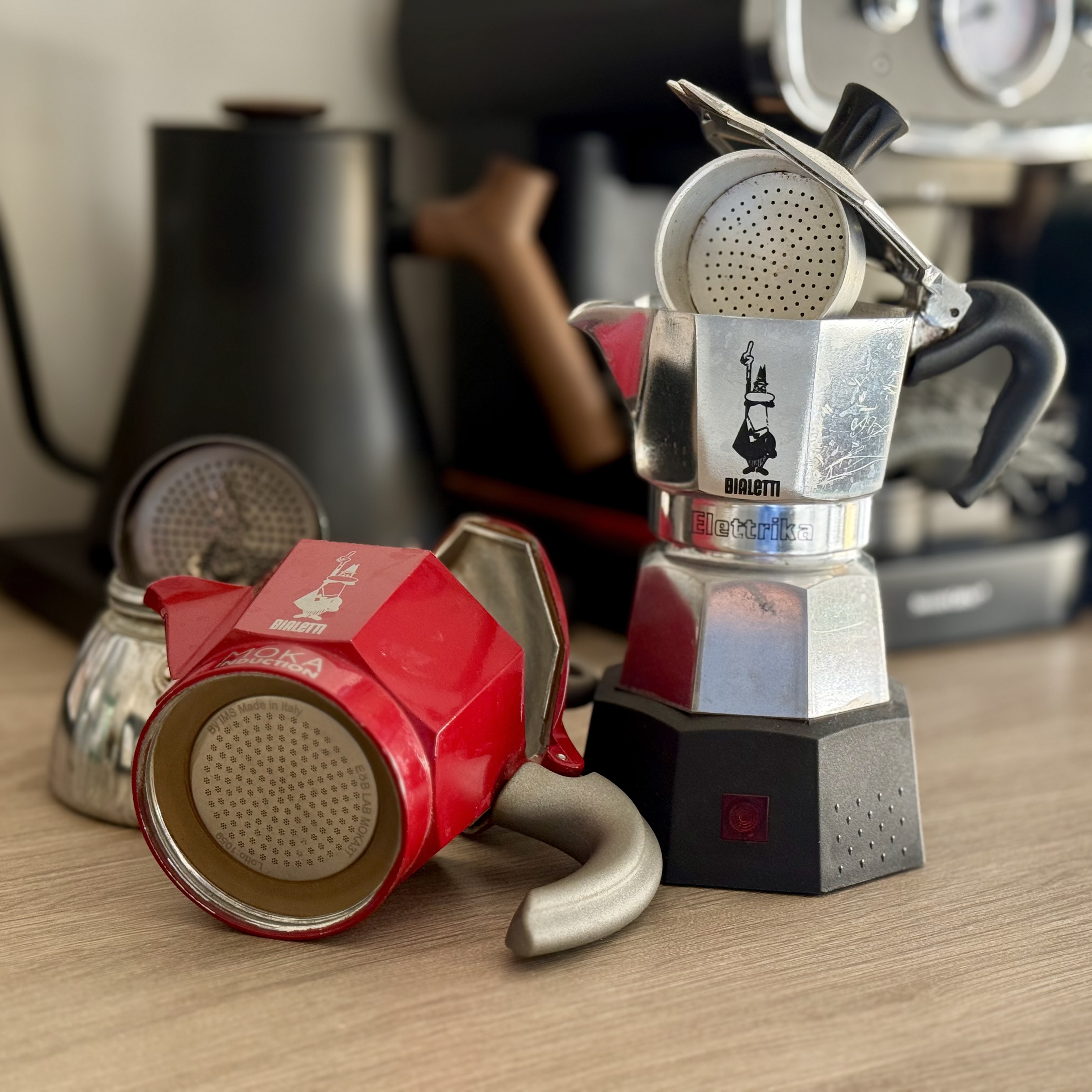 My current moka preparation with the Bialetti Moka Induction